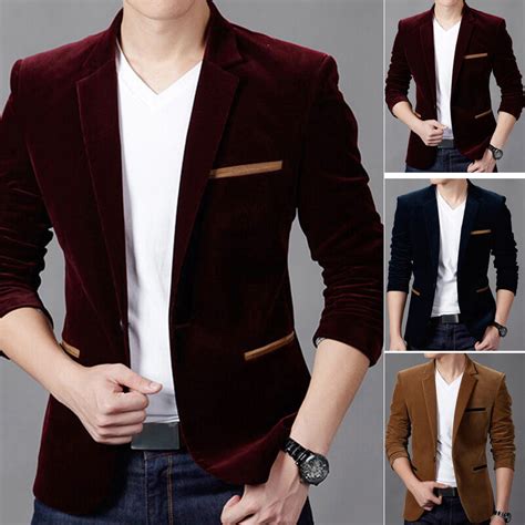 Get the best deal for wedding blazers for men from the largest online selection at ebay.com. Men' One Button Velvet Blazer Suit Jacket Formal Wedding ...