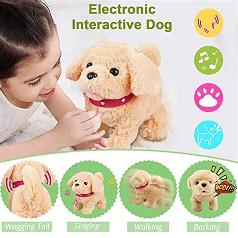 Koonie Walking Toy Dog Singing Walking Barking Tail Wagging Kids