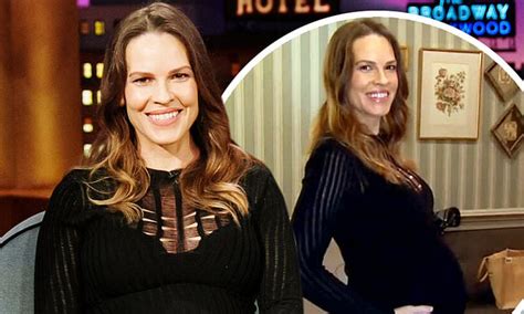 Hilary Swank 48 Marvels At The Pregnancy Processes As She Prepares To