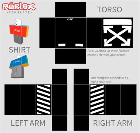 Free 3031 Black T Shirt Template Roblox Yellowimages Mockups