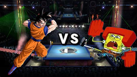 Mii Battle Goku Vs Spongebob Squarepants By Supercaptainn On Deviantart