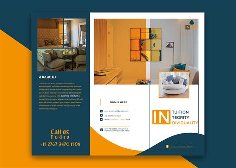 Home Interior Trifold Brochure On Behance