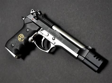 M9 Beretta Custom With Muzzle Break Military Weapons Weapons Guns