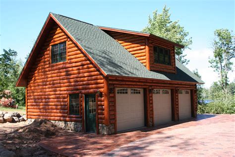 Sold by the best diy plans store and ships from amazon fulfillment. log garage - Google Search | Garage house plans, Log cabin ...