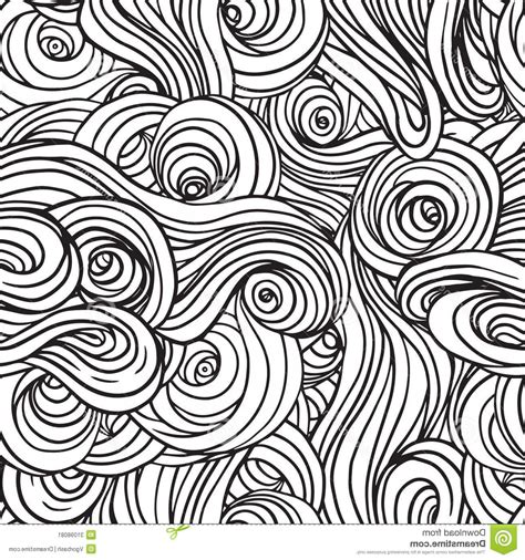 Stock Image Vector Seamless Black White Abstract Pattern
