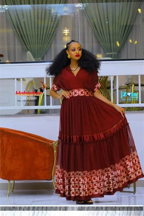 Habesha Chiffon East Afro Dress Habesha Dress Habesha Kemis Ethiopian Dress