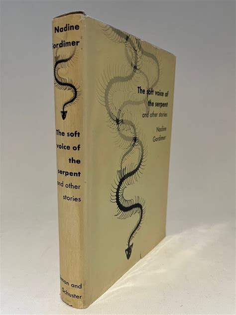 The Soft Voice Of The Serpent By Gordimer Nadine Fine Hardcover 1952