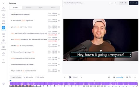 How To Add Auto Subtitles Or Captions To A Video