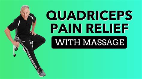 How To Massage Your Quadriceps With A Massage Gun Youtube
