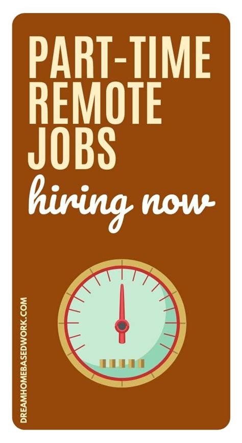 Interested in finding the best online jobs? 8 Remote Part-Time Work at Home Jobs Hiring Now in 2020 ...