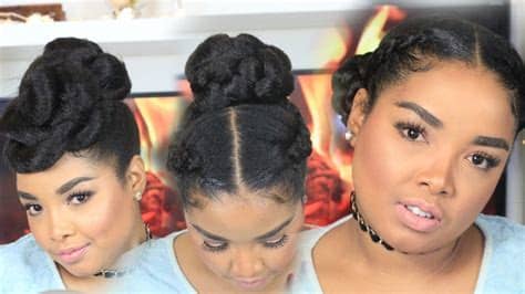 They are thick and keep the locks away from your face. 3 Protective Hair Styles | For Natural hair | Using ...