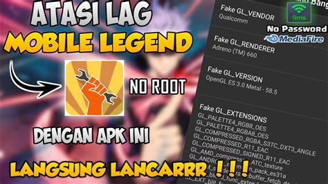 Cara Mengatasi Lag Mobile Legend Terbaru Lag Fix Frame Drop Hilang Mobile Legends Youtube