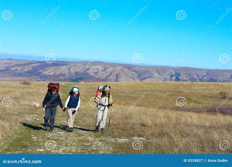 Hiking Stock Image Image Of People Leisure Outdoor 8258827