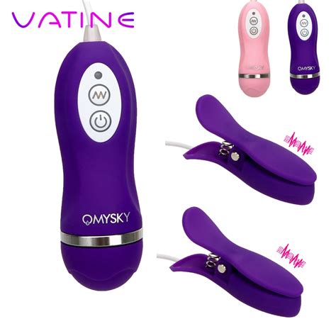 VATINE Women Nipple Vibrator Breast Massage 10 Frequency Vibrators Sex