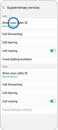How To Turn On Or Hide Your Caller Id Samsung Uk
