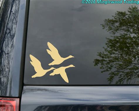 Flying Geese Vinyl Decal Sticker Waterfowl Birds Canada Etsy