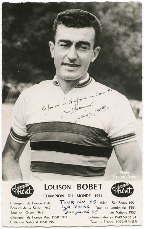 Louison Bobet 1955 Postcard