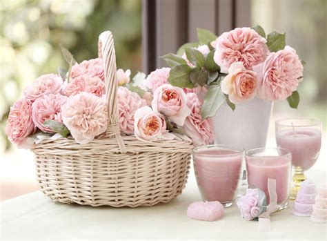 Sweetness Rose Decor Pink Flowers Shabby Chic Pink