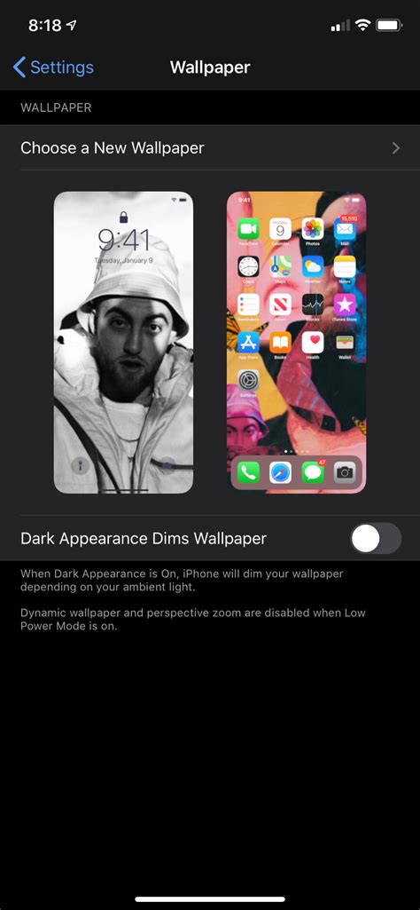 Iphone Xr Lock Screen Background Wont Sh Apple Community