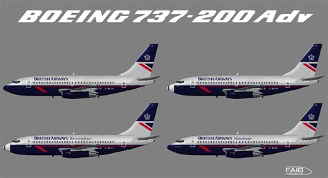 British Airways Landor Boeing 737 200adv Juergens Paint Hangar