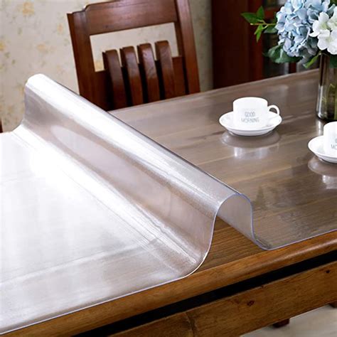 Buy Thick Crystal Clear Plastic Table Protector  