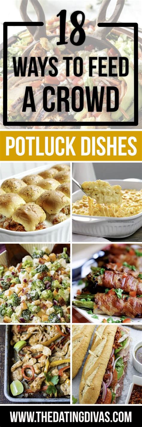 101 Inexpensive And Easy Meals For Large Groups Potluck Dishes Main