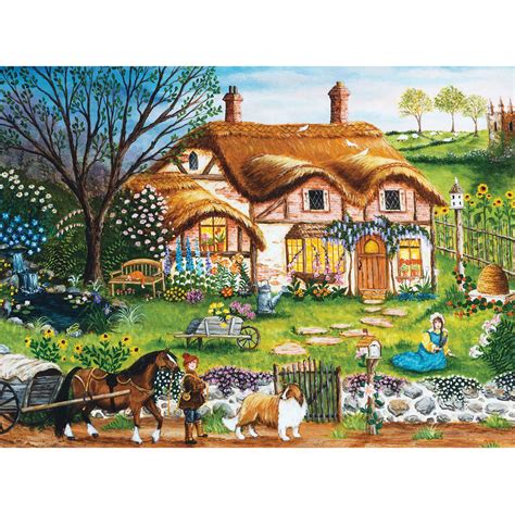 Cottage Garden 1000 Piece Jigsaw Puzzle Bits And Pieces Uk