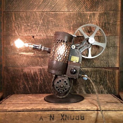 Keystone 16mm Projector Lamp Industrial Lighting Table Lamp Etsy Cool Lamps Projector Lamp