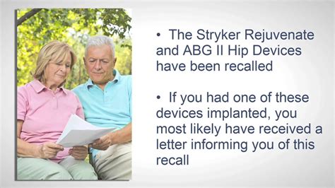 The Stryker Rejuvenate And Abg Ii Modular Neck Hip System Recall Youtube