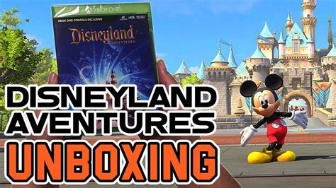 Disneyland Adventures Xbox One Unboxing Youtube