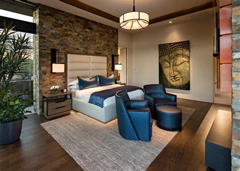 Contemporary Asian Master Bedroom With Buddha Hgtv
