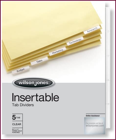 Learn everything an expat should know about managing finances in germany, including bank accounts, paying taxes, getting insurance and investing. Wilson Jones Insertable Tab Dividers Template - Template 1 : Resume Examples #GM9OoME39D