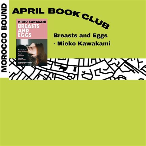 Book Club April Breasts And Eggs By Mieko Kawakami Morocco Bound Bookshop London En April