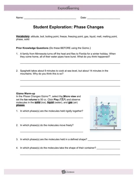 Solved activity b continued from previous page 7 summar chegg com : Gizmo Worksheet Answers | Kids Activities