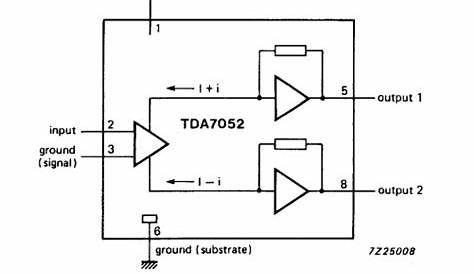 tda7850 amplifier circuit diagram