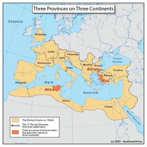 Three Roman Provinces