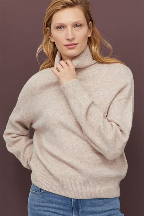 Handm Knit Turtleneck Sweater The Best Versatile Neutral Sweaters For