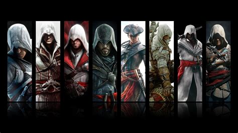 Assassin S Creed Characters Collage Assassins Assassin S Creed