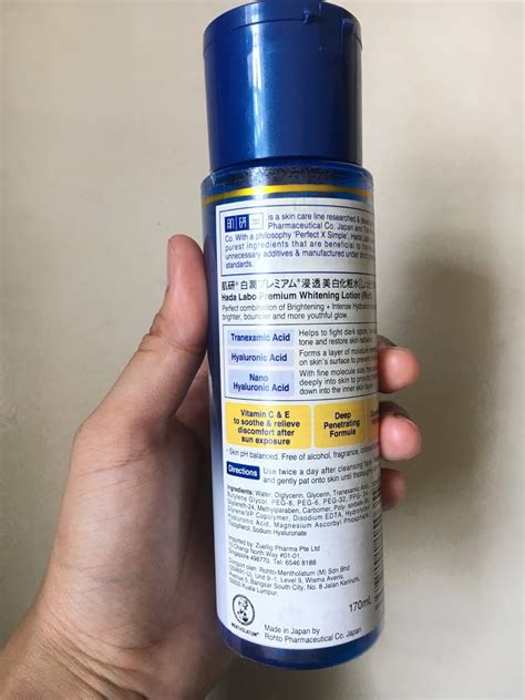Please fill in the form below if you'd like to be notified when it becomes available. Skincare Review : Hada Labo Premium Whitening Lotion (Rich ...