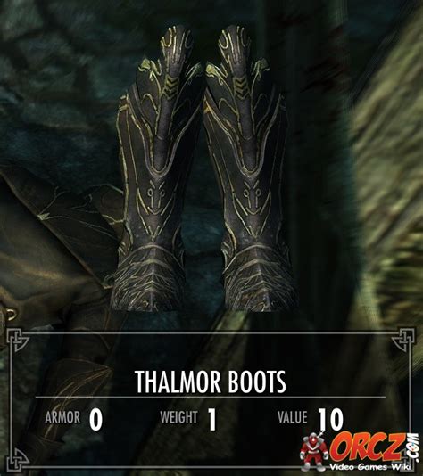 Skyrim Thalmor Boots Orcz The Video Games Wiki