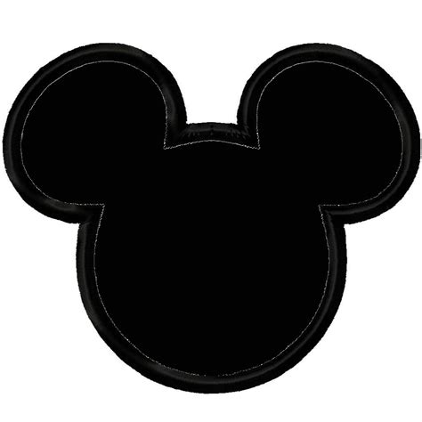 Mickey Mouse Face Template Clipart Best