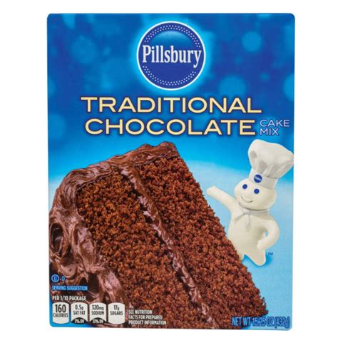 Pillsbury Traditional Chocolate Cake Mix 15 25 Oz Pack Of 2