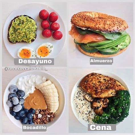 Descubrir 84 Imagen Menu De Desayunos Almuerzos Y Cenas Saludables