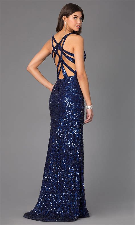 Long Sequin Dress For Prom By Primavera Long Sequin Dress Sequin