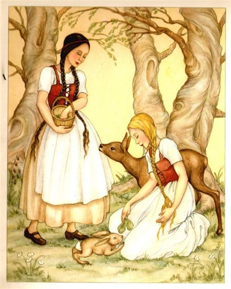 Snow White And Rose Red Fairy Tales And Fables Photo 39439943 Fanpop