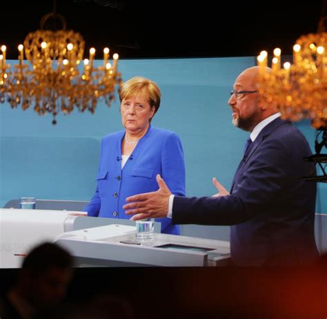 Tv Duell Angela Merkel Hat Laut Umfragen Gegen Martin Schulz Gewonnen