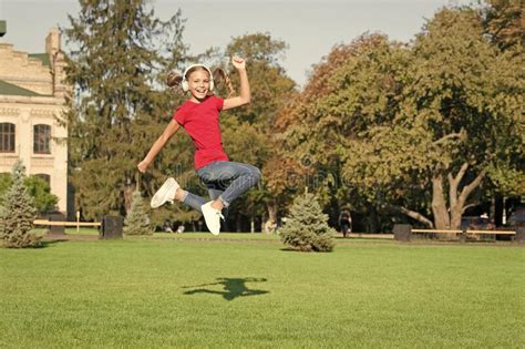 Dancing Jump Style Happy Dancing Girl Small Dancer Jumping To Music