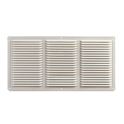 Master Flow Undereave Vents 16 In X 8 In White Aluminum Soffit Vent In