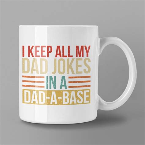 father s day t funny coffee mugs dad jokes mug coffee etsy