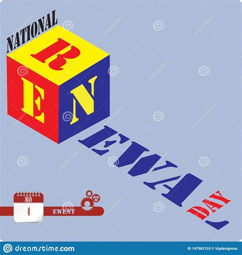 National Renewal Day Stock Vector Illustration Of Work 147963153